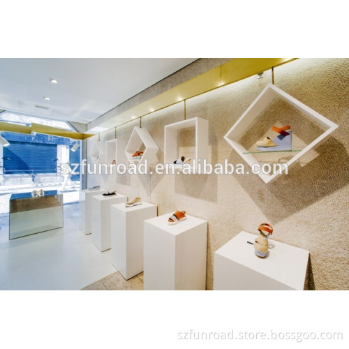 Elegant Design Shoe Shop Decoration Ideas Shoes Display Showcase